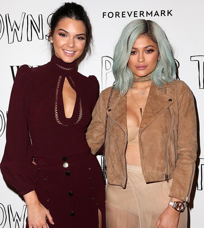 Kendall and Kylie Jenner at the special screening of "Paper Towns"