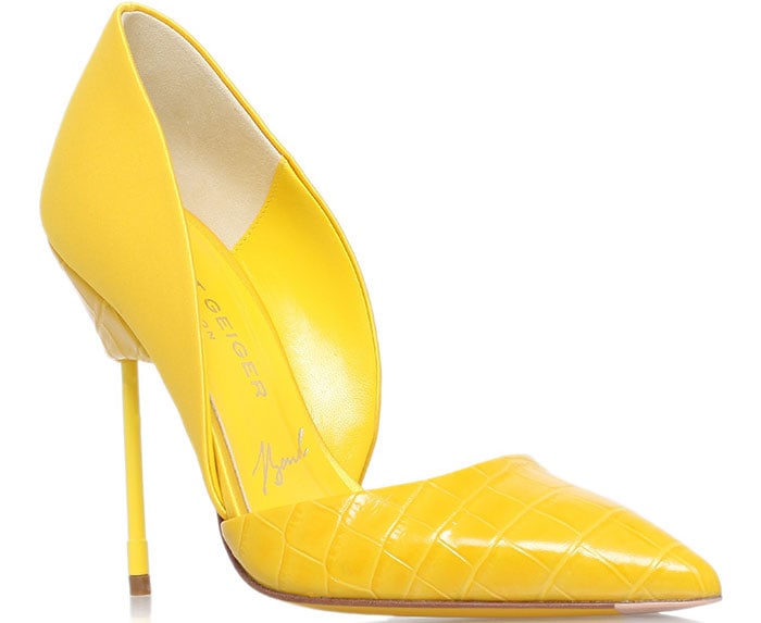 Kurt Geiger Bond Pumps Yellow
