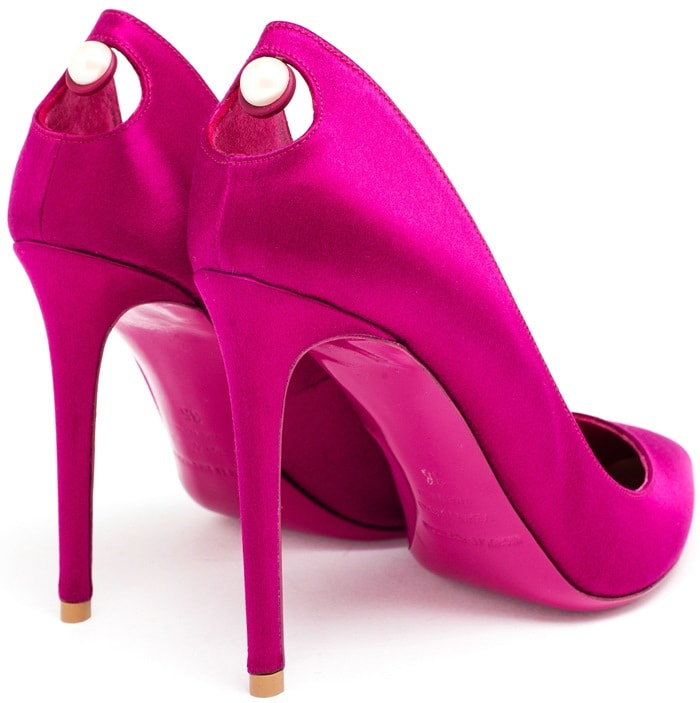 Nicholas Kirkwood Pink Angie Pearl Detail Pump