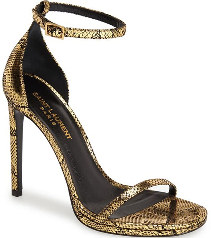 Saint Laurent Jane Ankle Strap Sandal