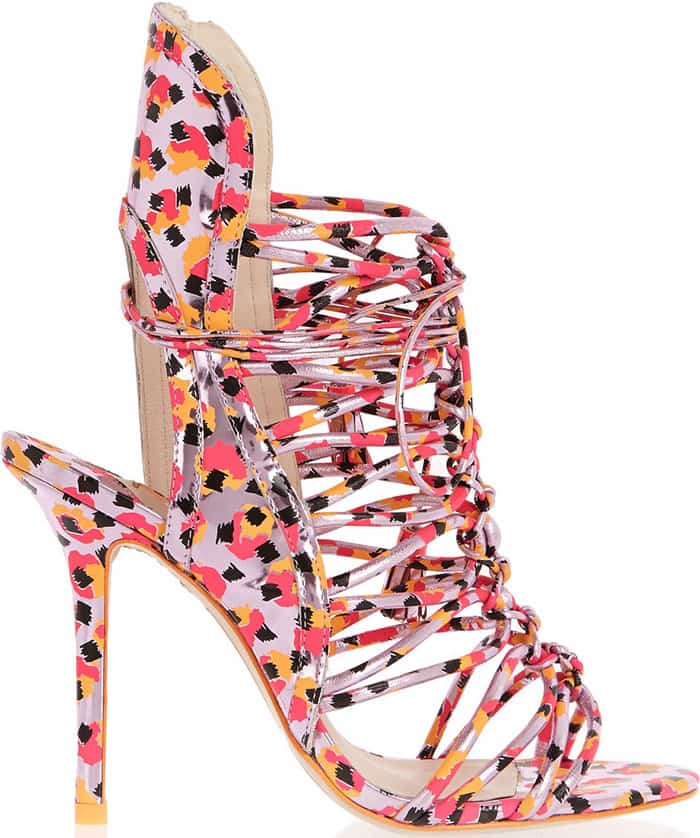 Sophia Webster Lacey Lace-Up Gladiator Sandals