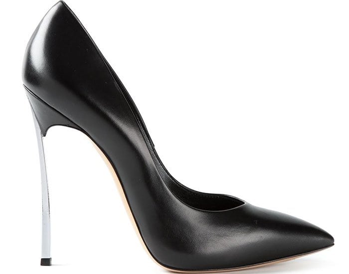 Casade Blade Pumps Silver Heels