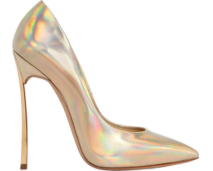 Casadei Blade Iridescent Pumps