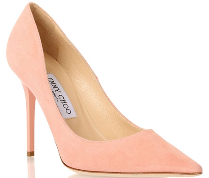 Jimmy Choo Abel Pumps in Pink Suede
