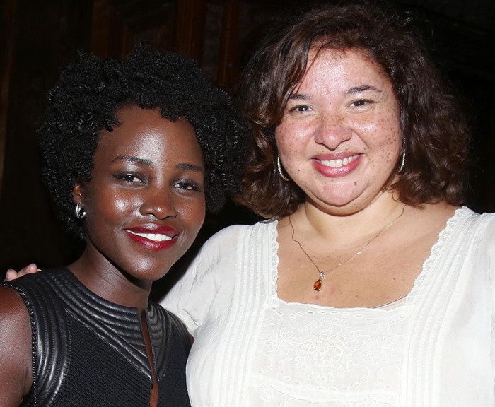 Liesl Tommy and Lupita Nyong’o at the ‘Informed Consent’ opening night after party at Tir Na Nog in New York City
