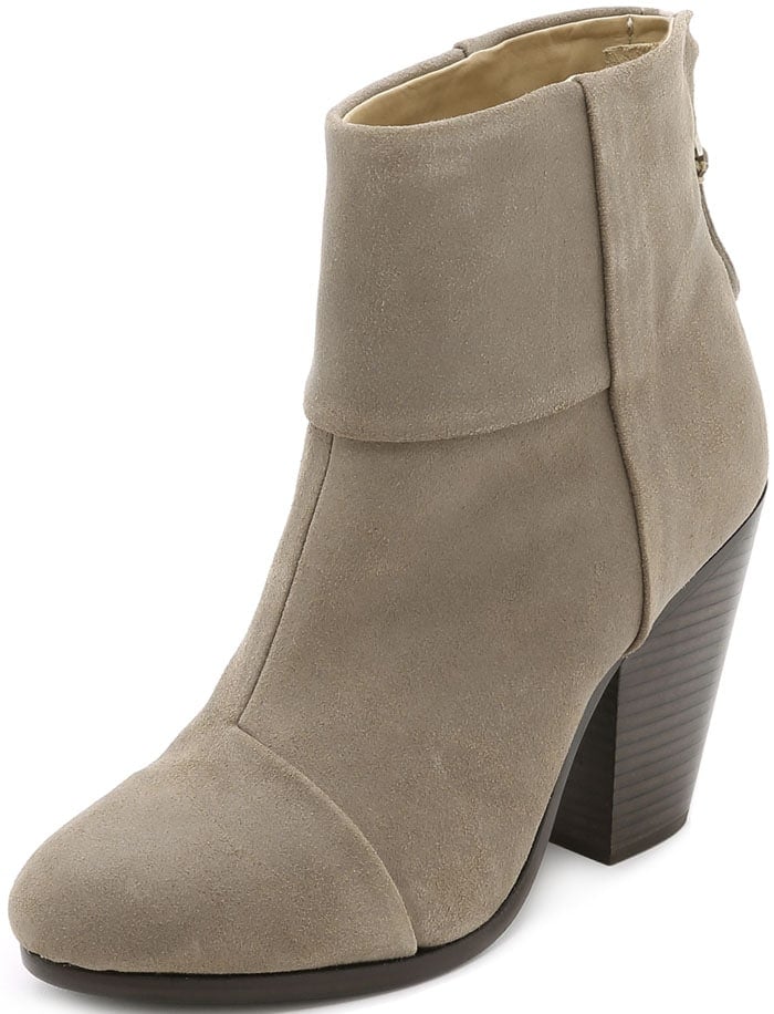 Rag Bone Classic "Newbury" Booties in Stone