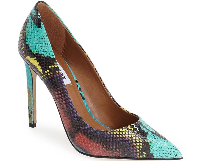Steve Madden Proto Pointy-Toe Pumps Faux Snake