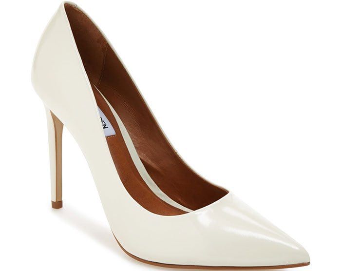 Steve Madden Proto Pointy-Toe Pumps White