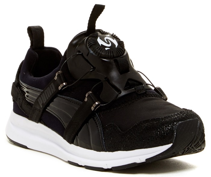 Black Puma Disc Sneakers