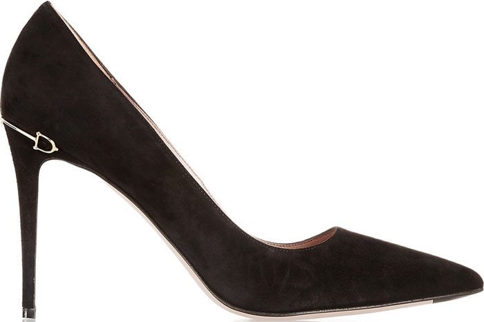 Gucci Adina Horsebit Suede Pumps
