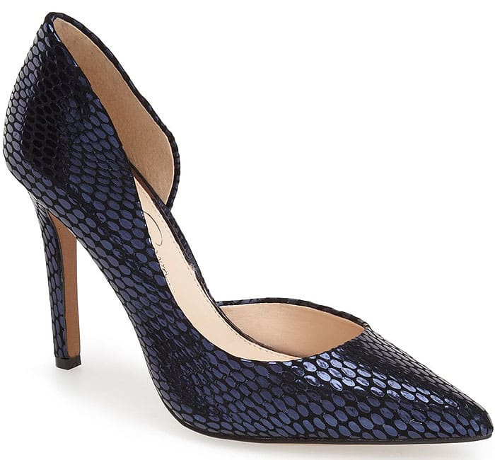 Jessica Simpson Claudette Shoes in Black and Navy