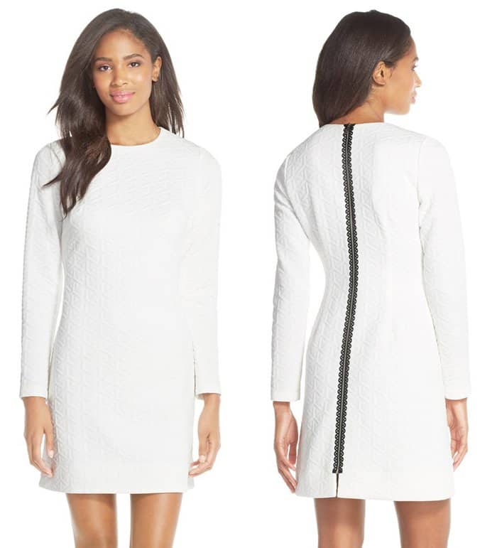 Maia Jacquard A Line Dress