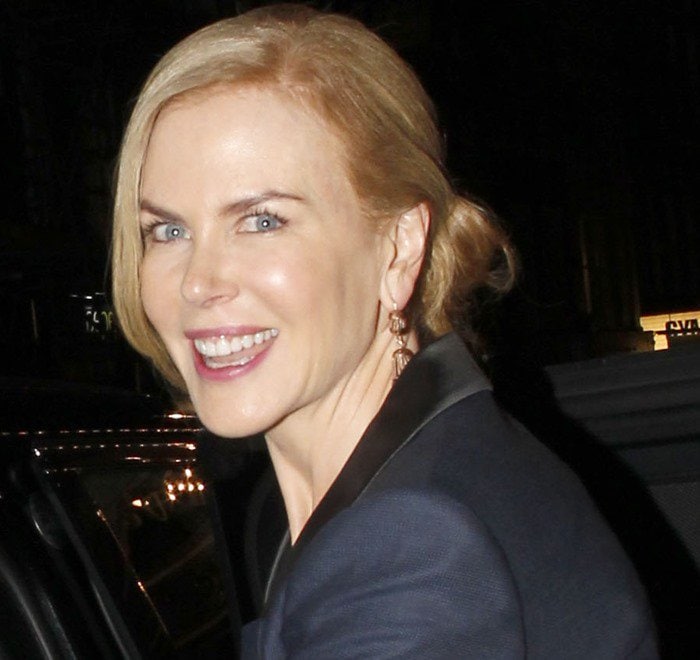 Nicole Kidman arrives at the "Photograph 51" press night after party held at The National Cafe