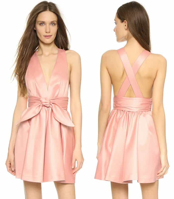 Rachel Zoe Beck Sleeveless Tie Waist Dress