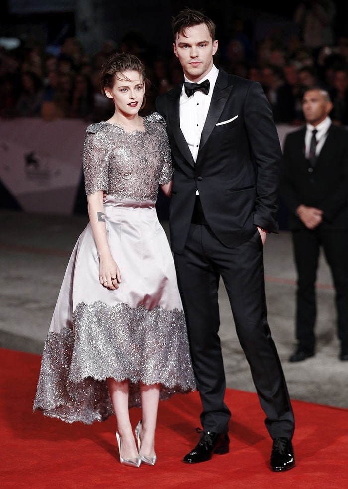 Equals co-stars Nicholas Hoult and Kristen Stewart portray two people living in a dystopian, post-apocalyptic world