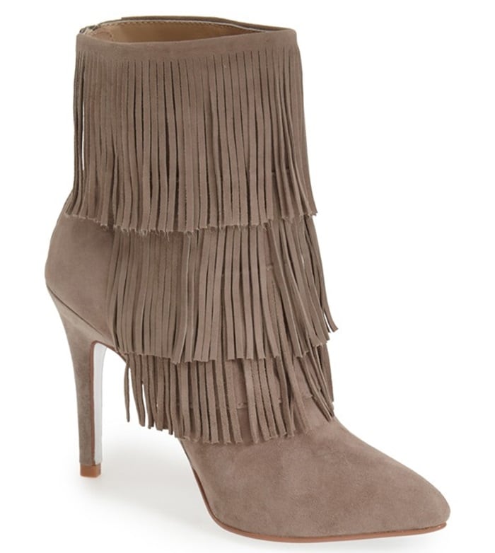 Kristin Cavallari Charm Fringe Booties