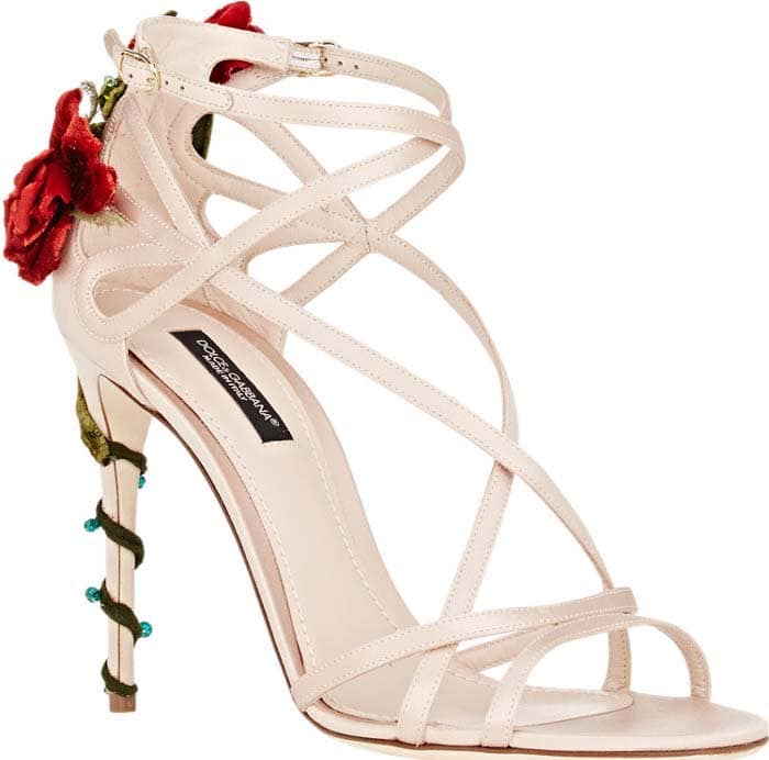 Dolce Gabbana Embellished Strappy Sandals