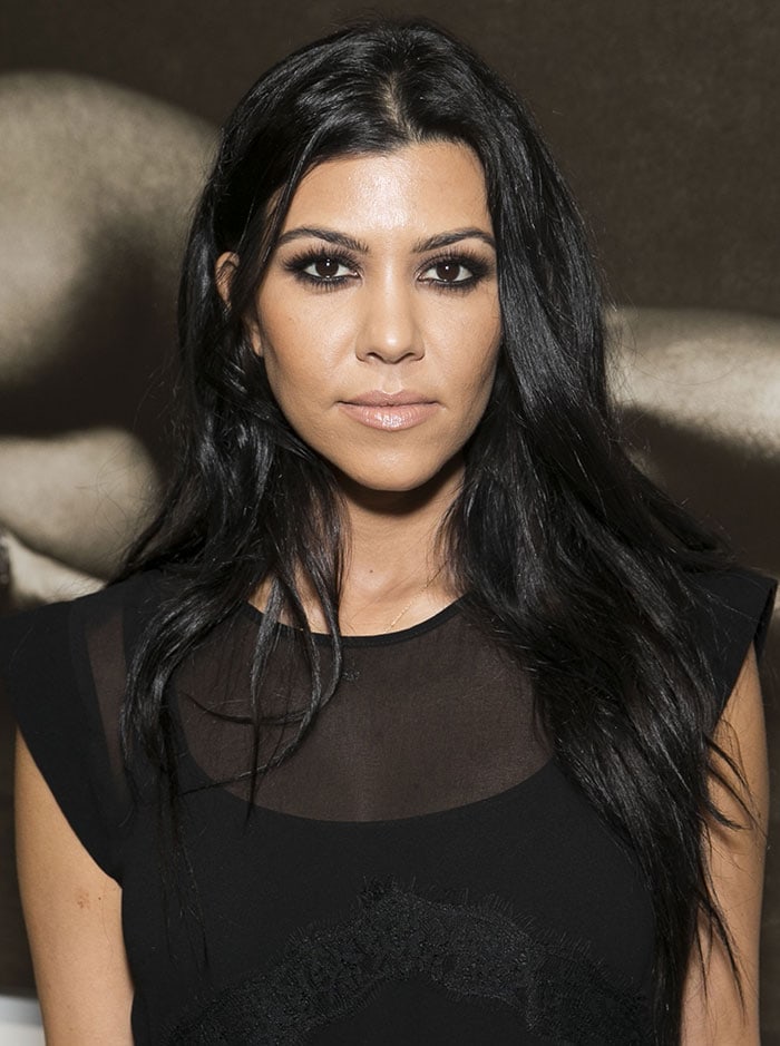 Kourtney Kardashian attends Brian Bowen Smith’s "Metallic Life" exhibition