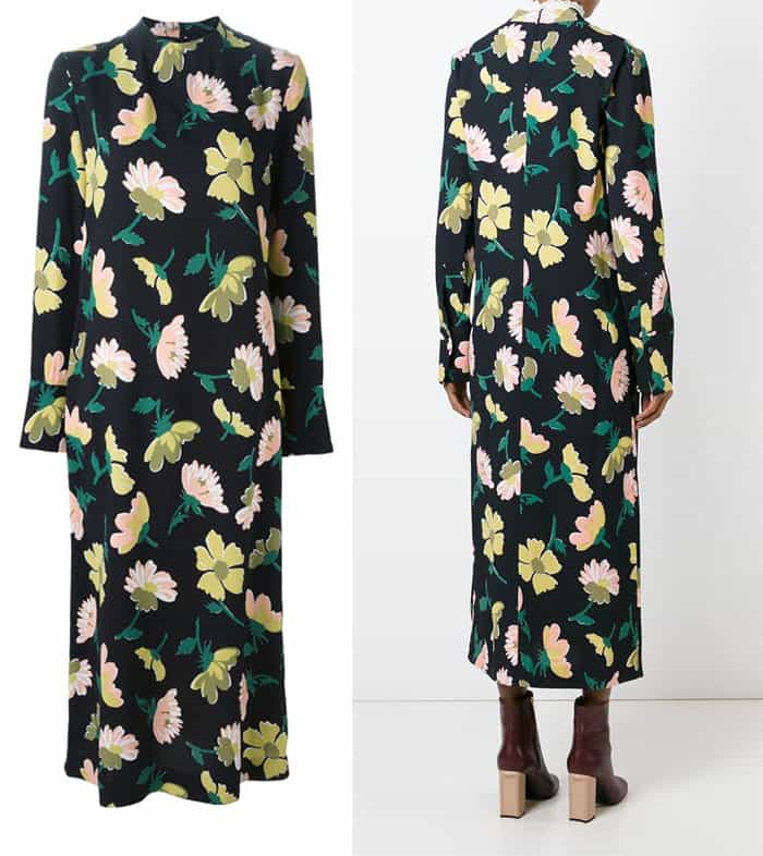 Marni Floral Print Dress