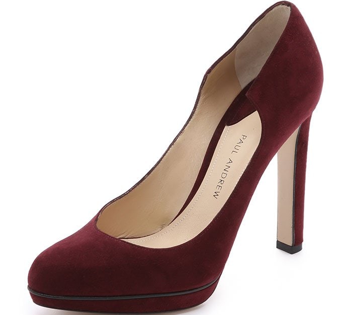 Refined Paul Andrew pumps in luxe suede