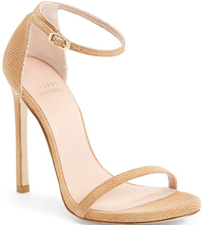 Stuart Weitzman Nudist Single-Band Sandals