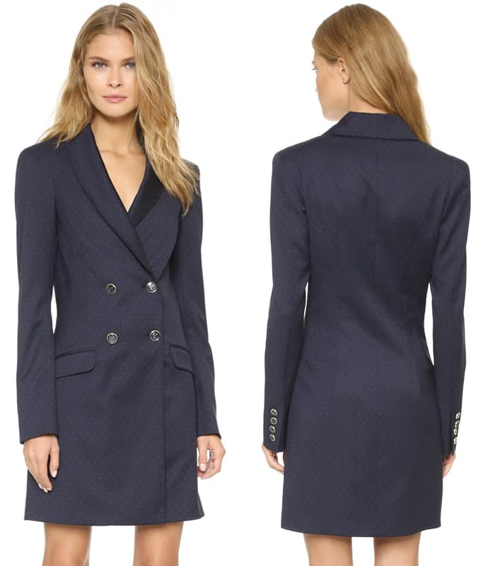 Temperley London Isaac Pinpoint Coat Dress