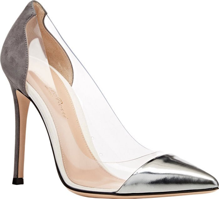 Gianvito Rossi Plexi Leather Pumps
