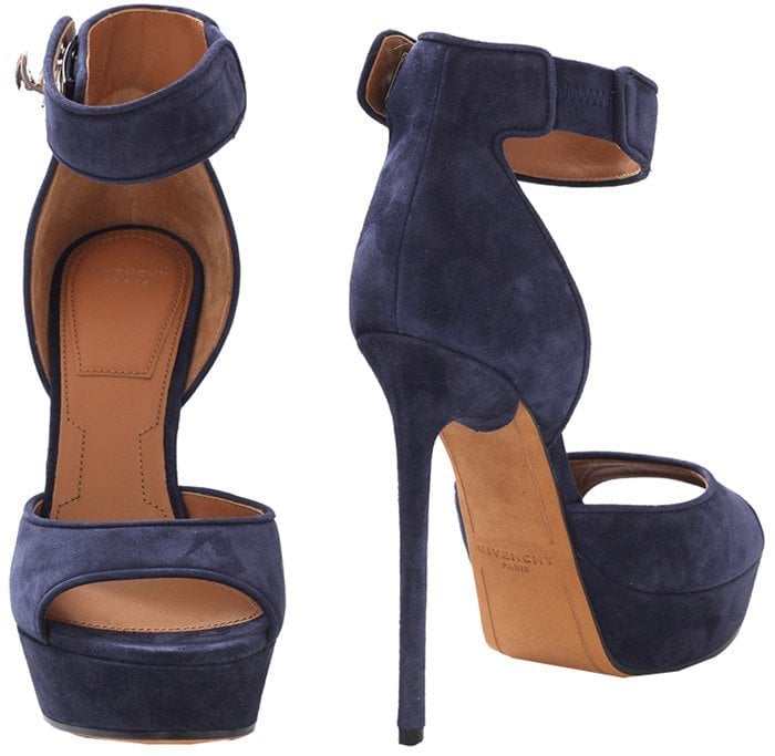 Givenchy Blue Shark Platform Sandal
