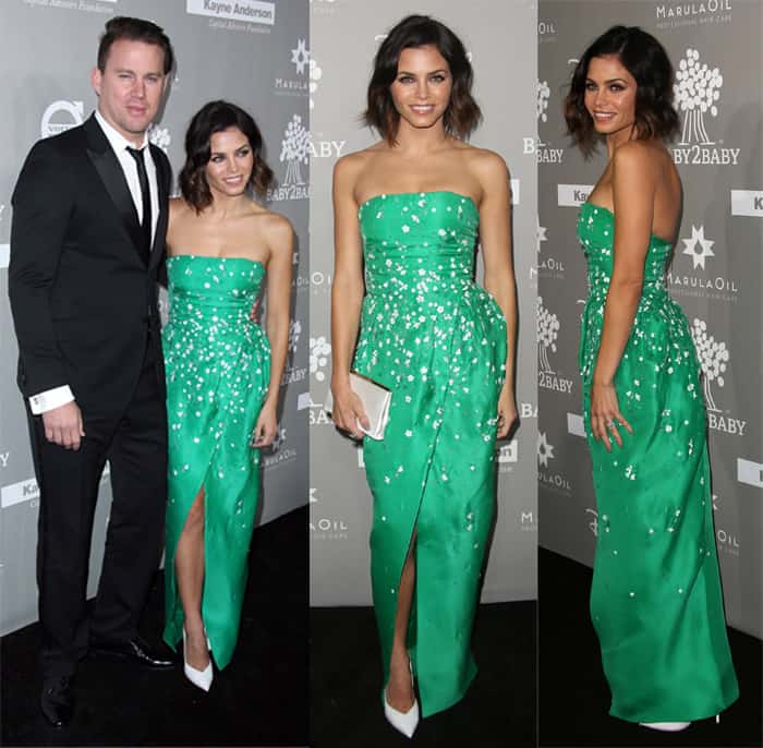 Actors Channing Tatum and Jenna Dewan Tatum attend the 2015 Baby2Baby Gala