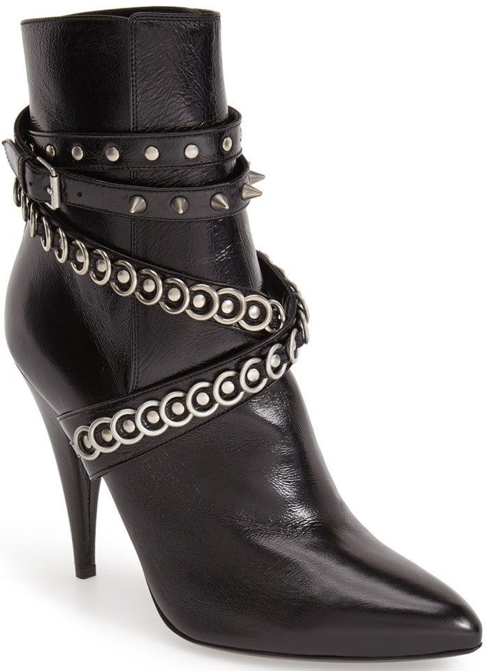 Saint Laurent 'Fetish' Pointy Toe Booties