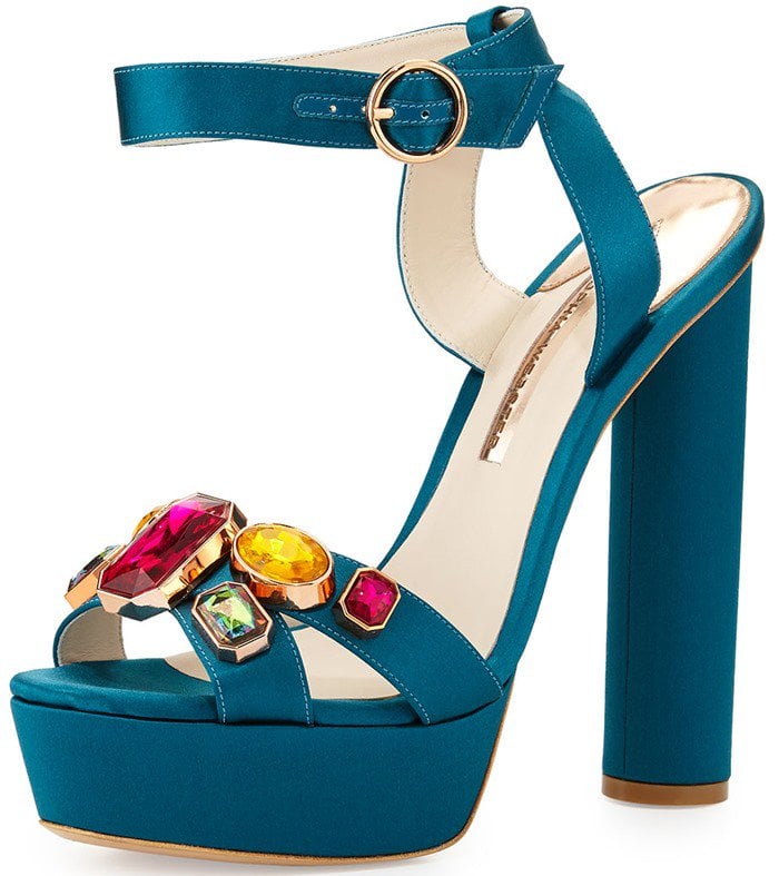 Sophia Webster Amanda Platform Sandals Teal