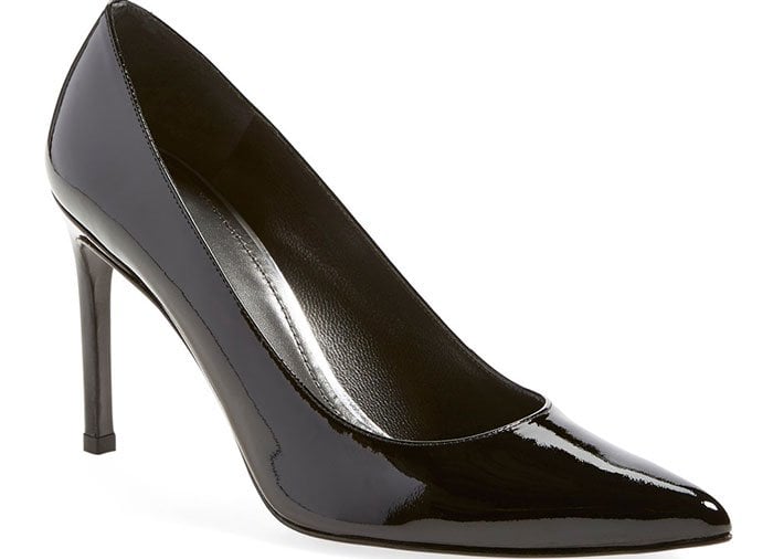 Stuart Weitzman Heist Pumps Black Patent