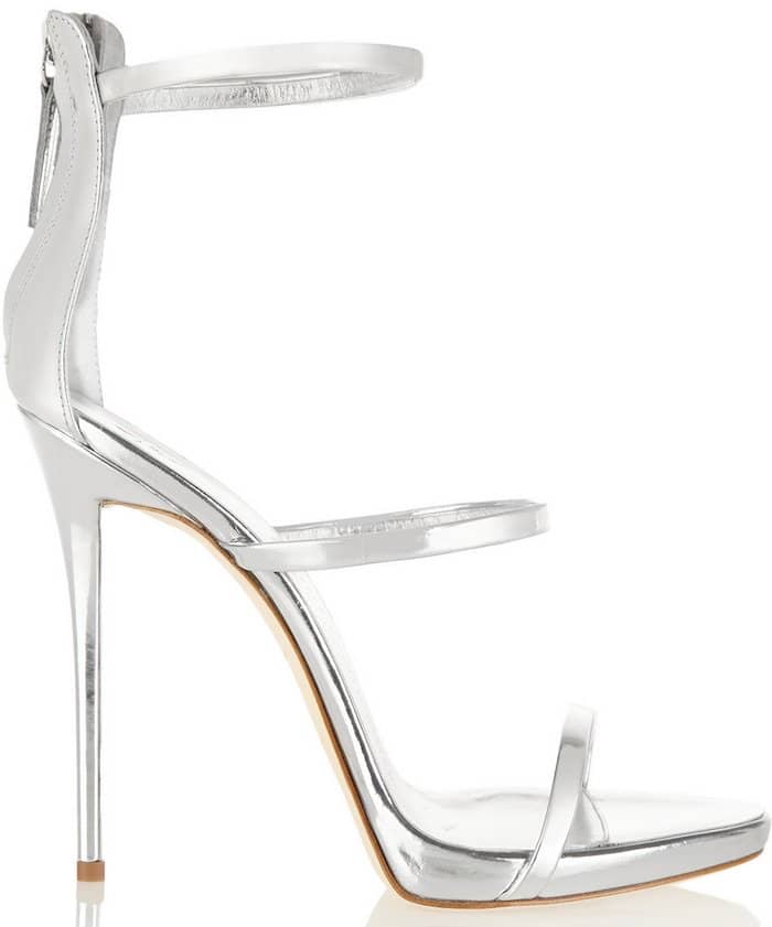 Giuseppe Zanotti Metallic Leather Sandals