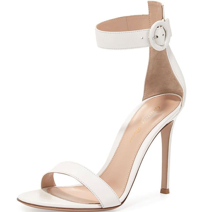 Gianvito Rossi Portofino Sandals in White