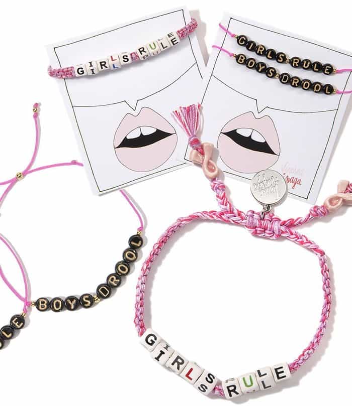 Shared by Venessa Arizaga with the caption "Girls rule! We all know it so let's show it! 💗 100% of the proceeds of our exclusive Girls Rule bracelets will be donated to people in need due to their struggle with breast cancer. Also, get 25% off your order by entering "GIRLS RULE" at checkout! *some exclusions apply"