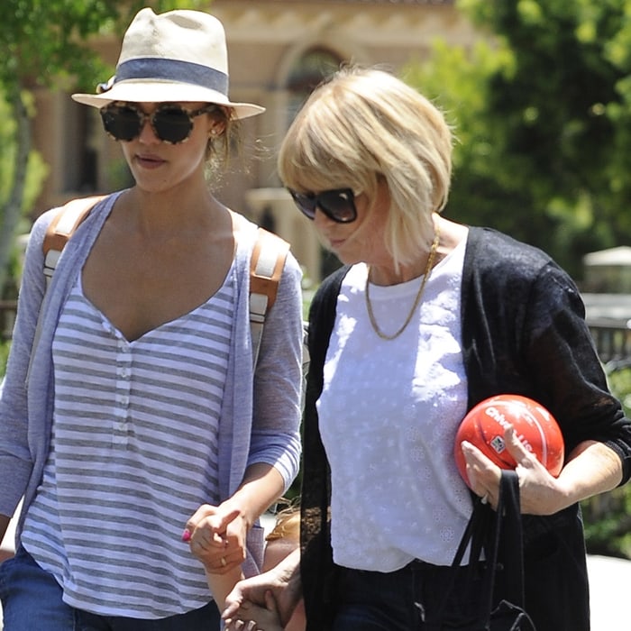 Jessica Alba's mother, Catherine Jensen, is of Danish, Welsh, German, English, and French ancestry