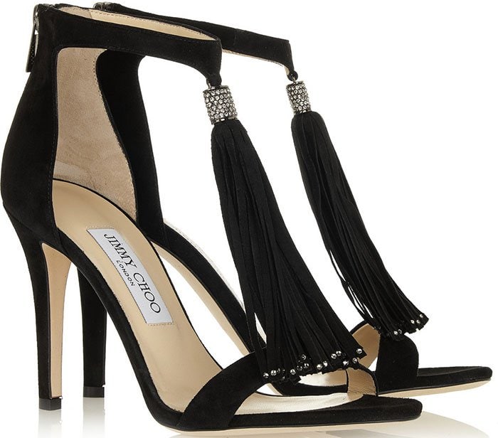Jimmy-Choo-Viola-crystal-embellished-tasseled-suede-sandals
