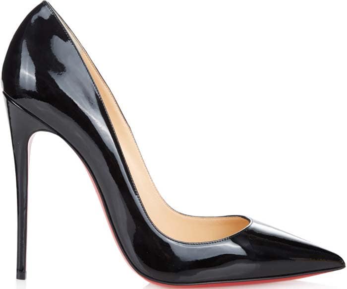 Christian Louboutin's "So Kate" Patent pumps are a timeless and iconic stiletto design