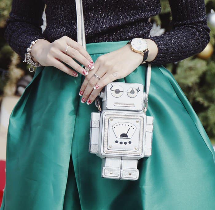 Amelyn Beverly's quirky robot handbag