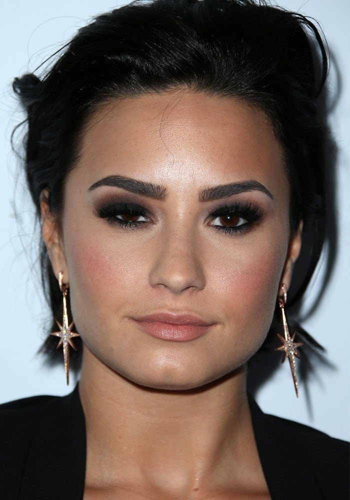Demi Lovato at the Stella McCartney Autumn 2016 Collection event held at the Amoeba Music Hollywood in Los Angeles on January 12, 2016