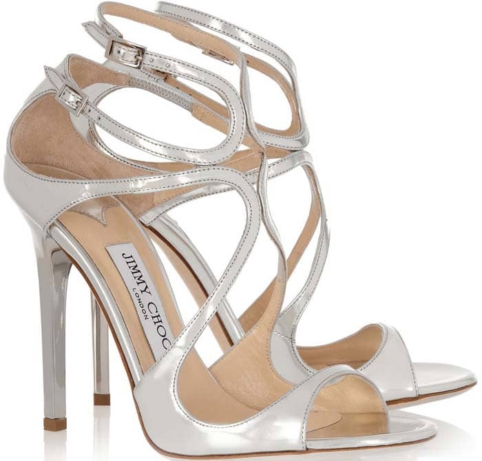 Jimmy Choo Lance Sandal in Silver