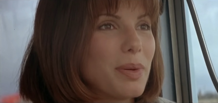 At 29 years old, Sandra Bullock shines as Annie Porter in the 1994 action thriller Speed