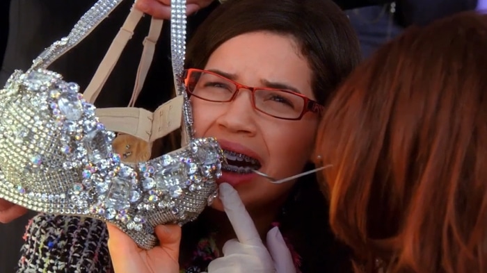 Betty Suarez has her braces removed in Million Dollar Smile, the 17th episode of the fourth season of Ugly Betty