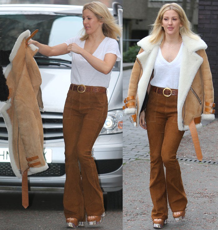 Celebrities at the ITV studios
