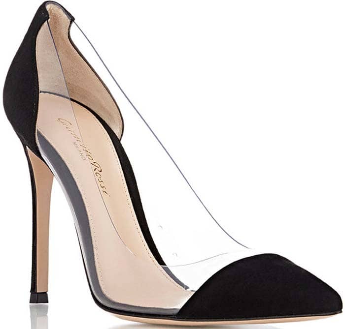 Gianvito Rossi Plexi Leather Pumps