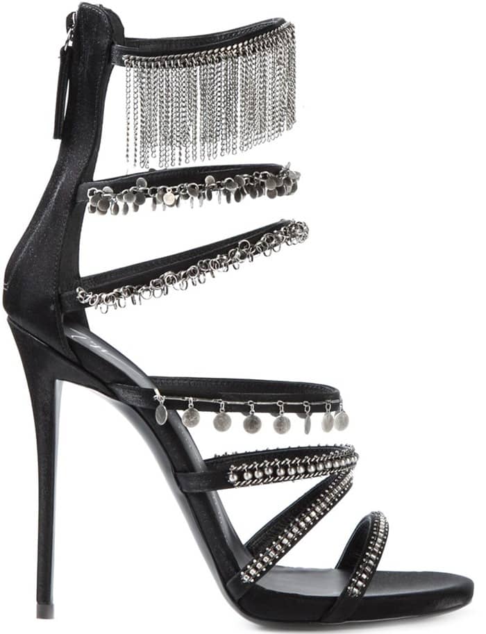 Giuseppe Zanotti Design Fringed Sandals