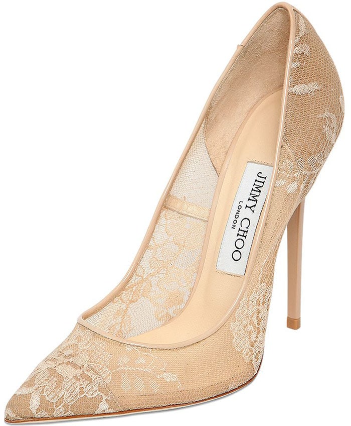 Jimmy Choo 'Anouk' Mesh Lace Pumps