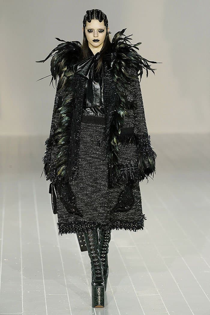 The towering Marc Jacobs platform boots that Kendall Jenner wore on the runway undoubtedly stole the spotlight at New York Fashion Week