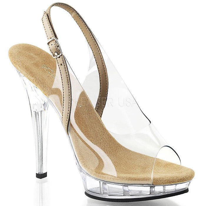 Pleaser USA "Lip-150/CS/C" Platform Sandals