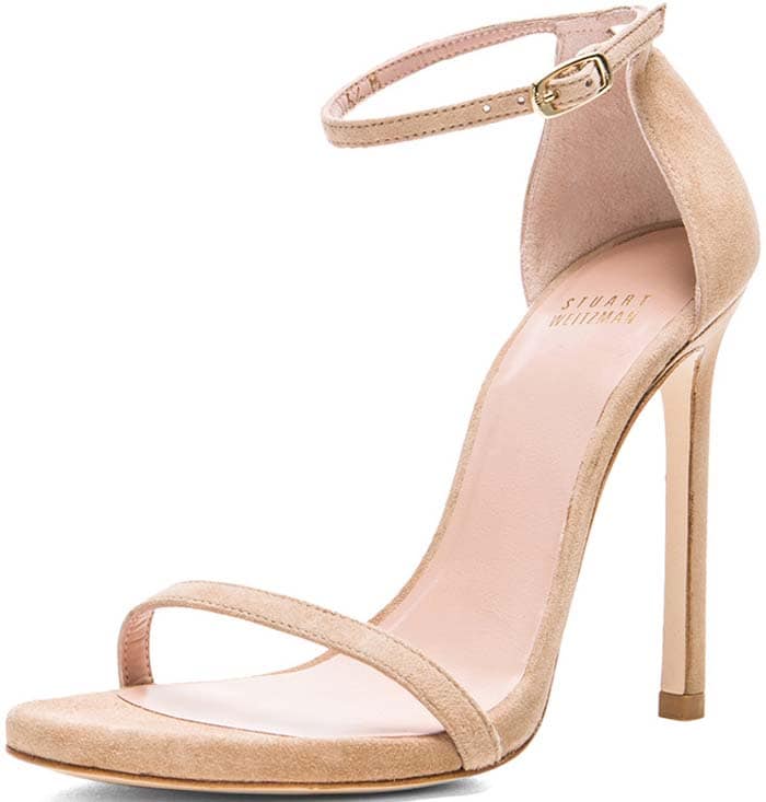 Stuart Weitzman Nudist Suede Nude